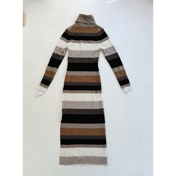 Stunning Charter Club Women XS 100% Cashmere Turtleneck Sweater Dress, Browns - Picture 4 of 7